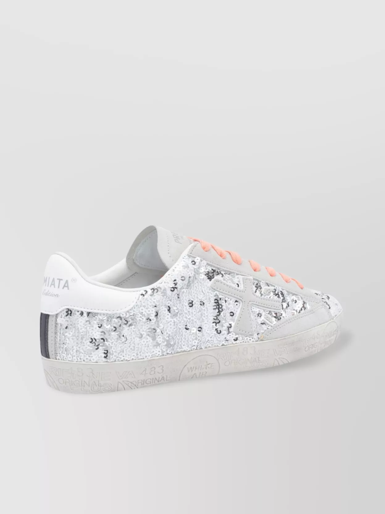 Premiata Glitter Sequin Low Top Sneakers