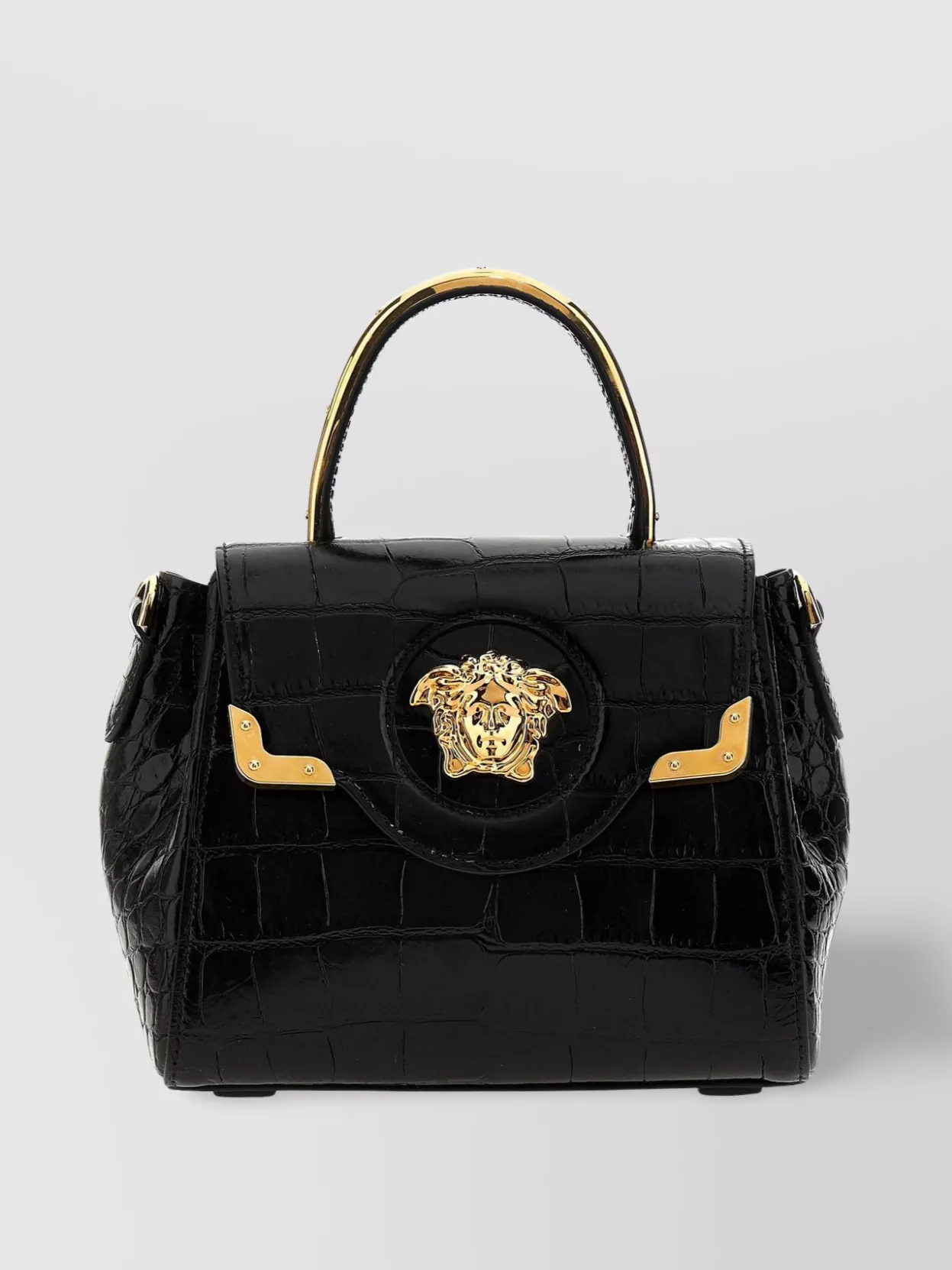 Versace 'the Medusa' Small Tote Bag In Black