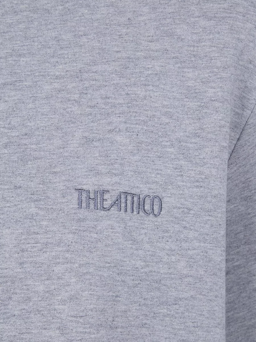 The Attico Short Sleeves Crew Neck Cotton T-Shirt