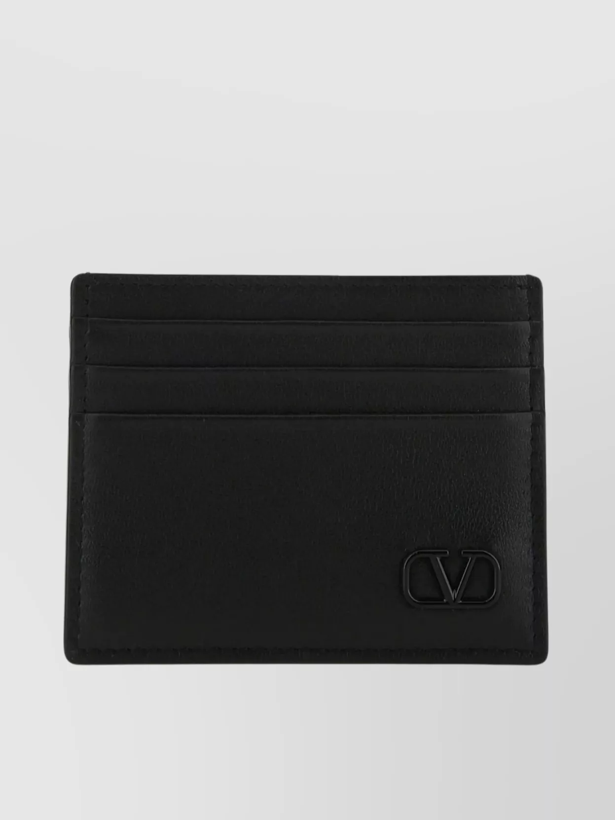 Shop Valentino Streamlined Leather Card Slot