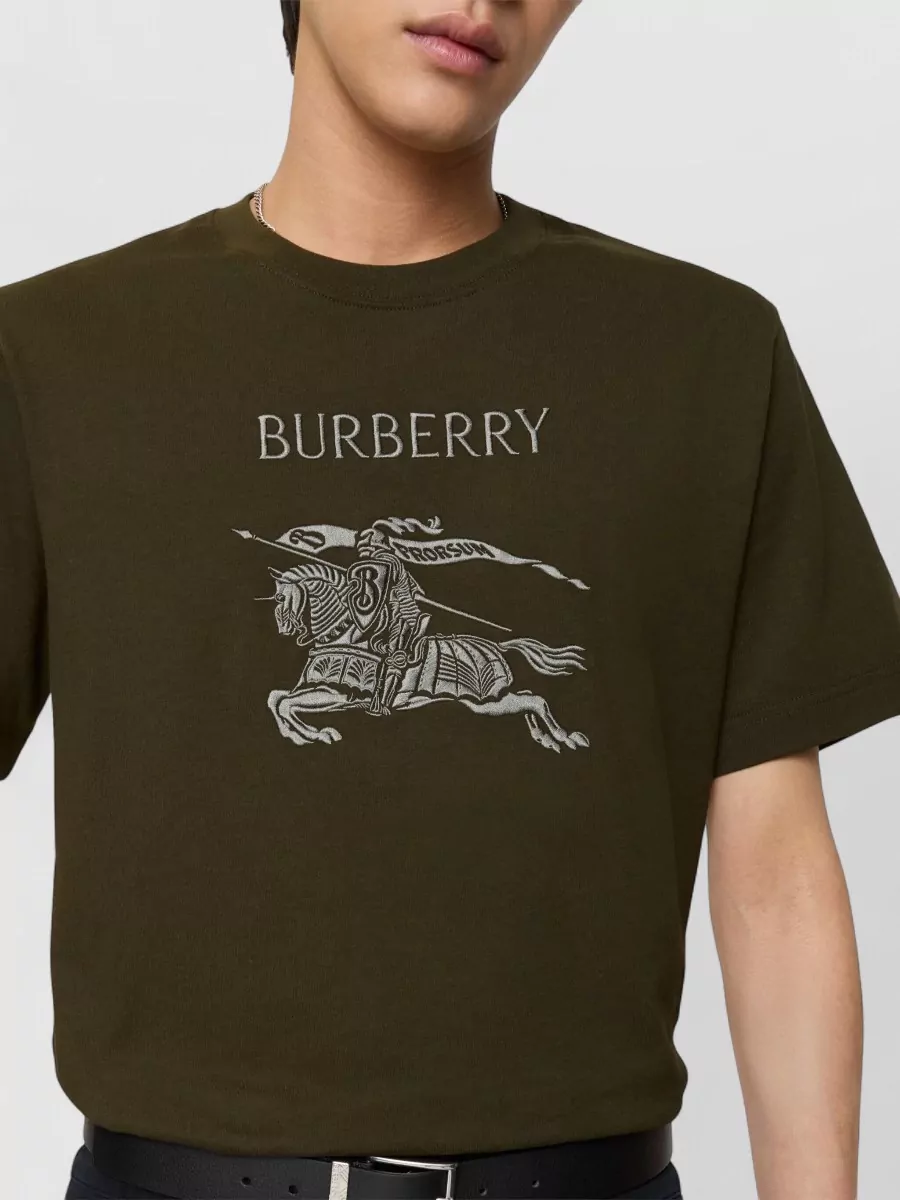 Burberry Ekd Logo T Shirt Short Sleeves Crew