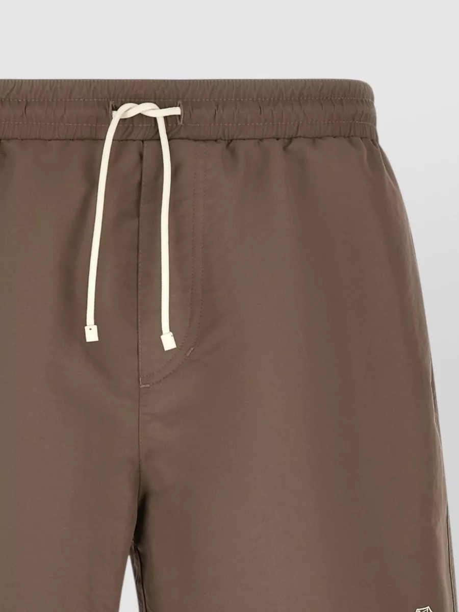 Brunello Cucinelli Logo-Embroidered Swim Shorts