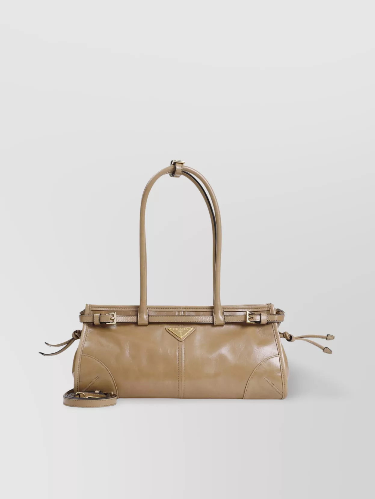 Prada Cross-body Bags & Satchels With Adjustable Strap In Brown