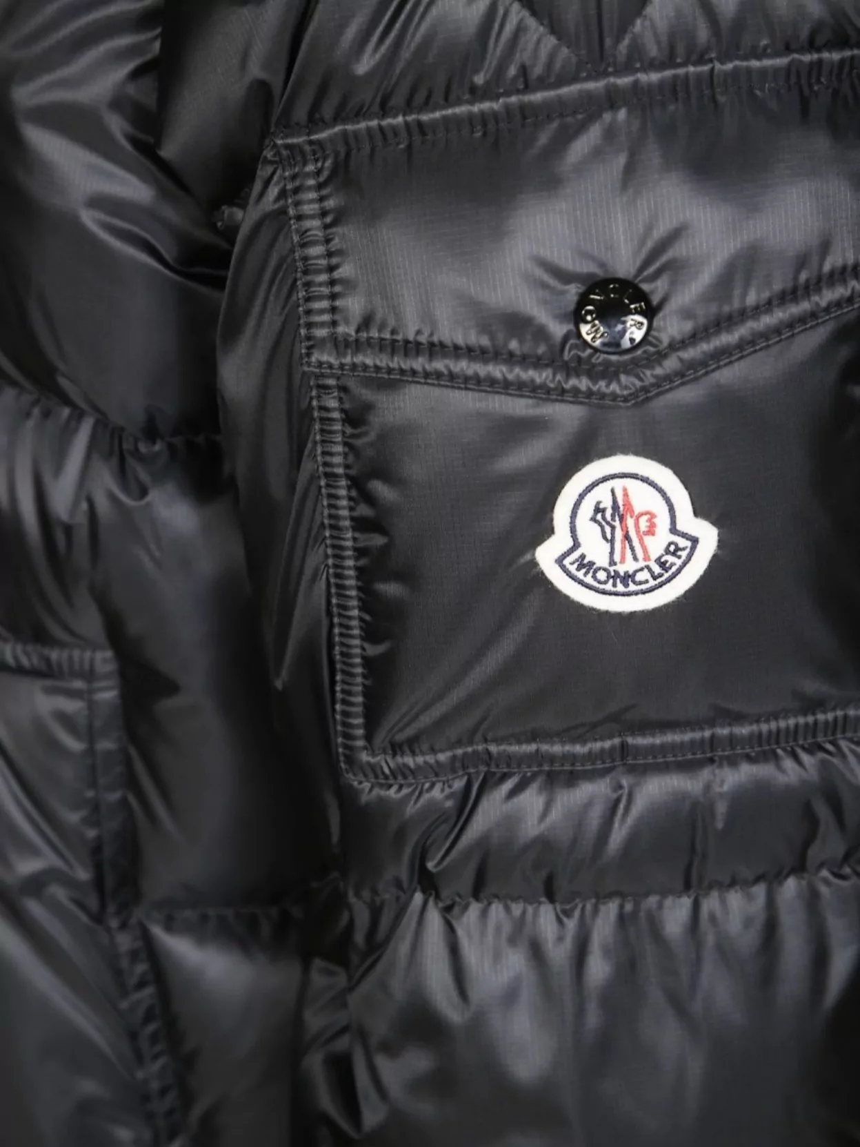 Moncler Hooded Quilted Jacket Side Pockets