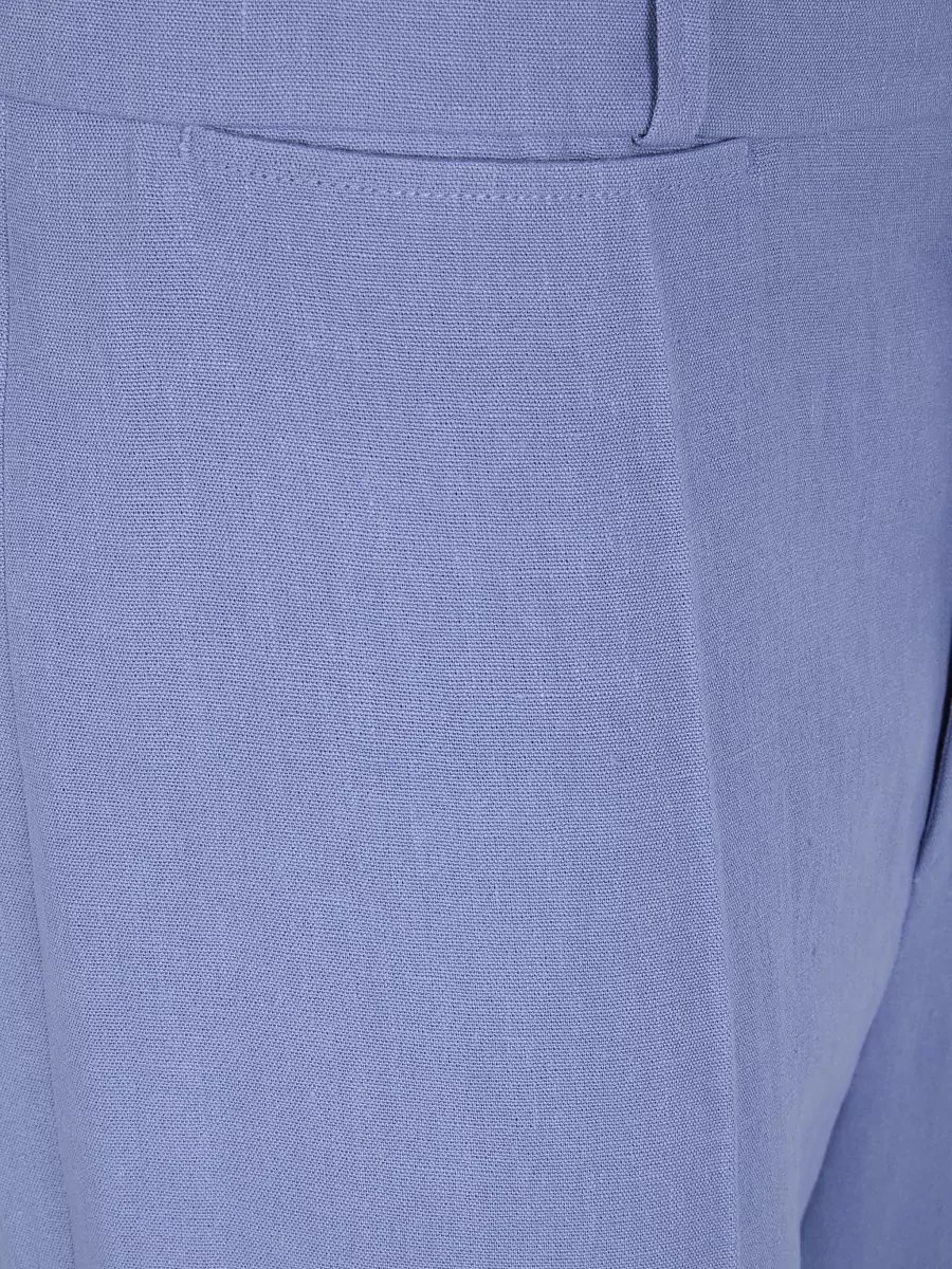 Chloé Linen Flared Wide-Leg Trousers