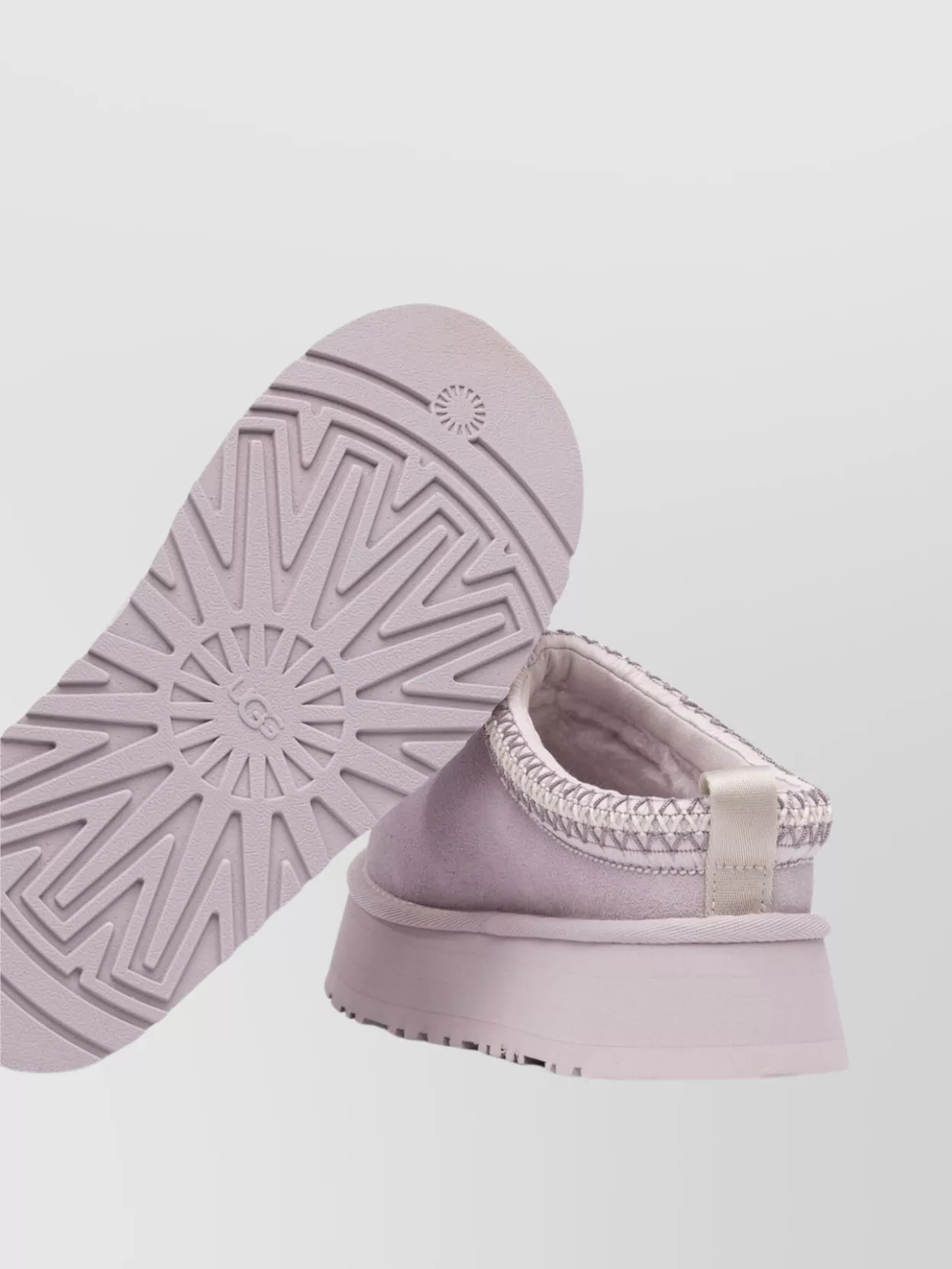 Ugg Bay Slippers Tasman Embroidered Platform Round