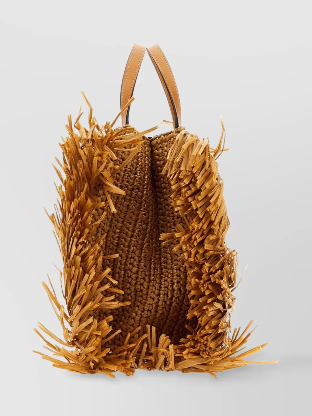 Etro Fringed Woven Tote Bag
