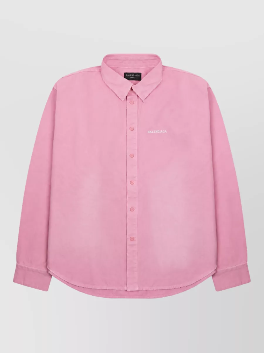 Balenciaga Logo-Print Shirt