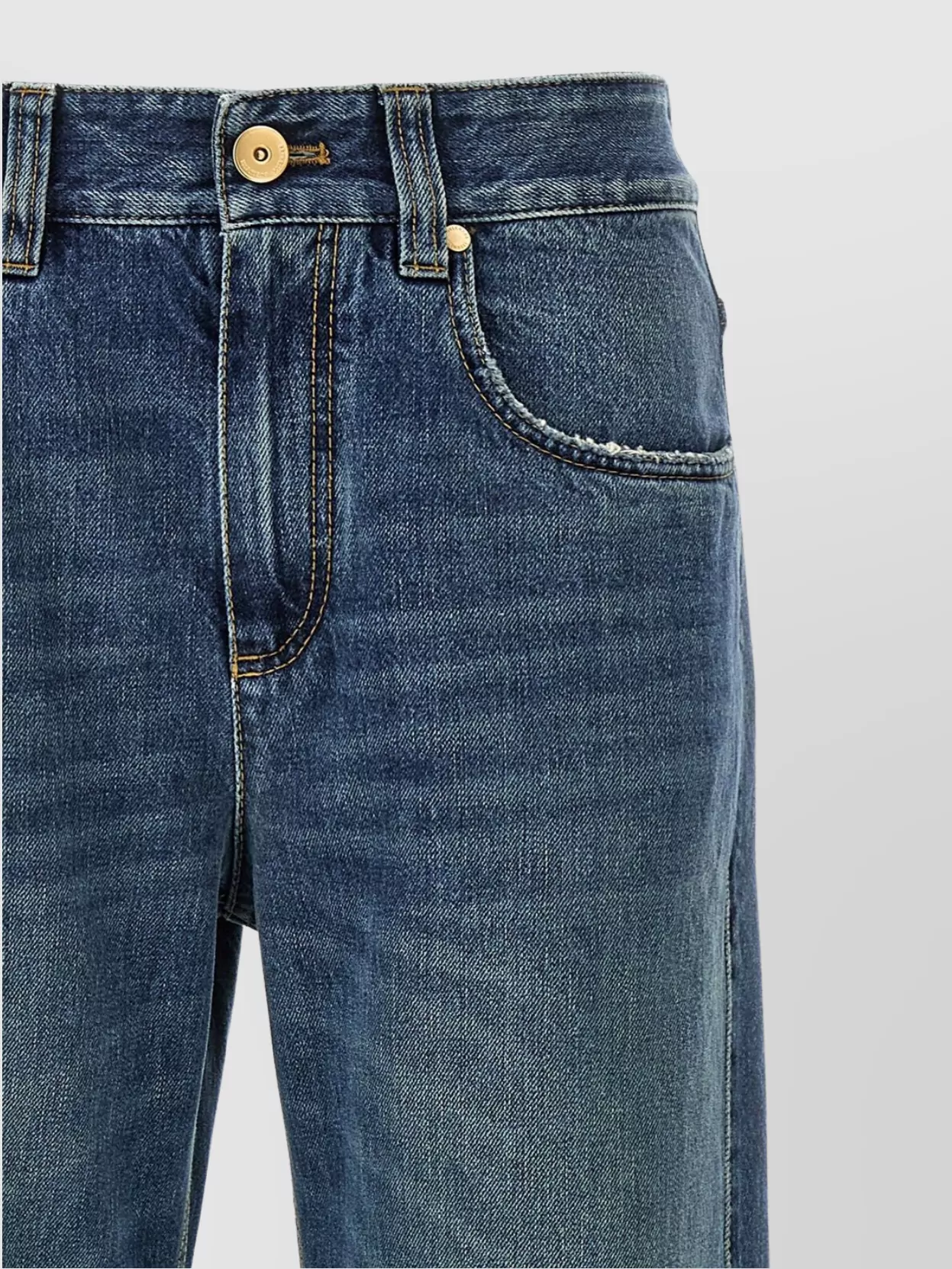 Brunello Cucinelli Cotton Wide-Leg Jeans