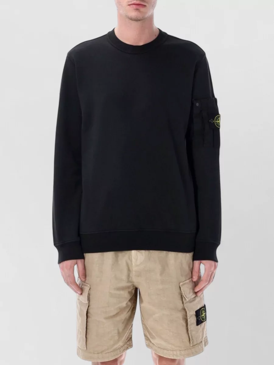 Stone Island Cotton regular-fit crewneck sweatshirt