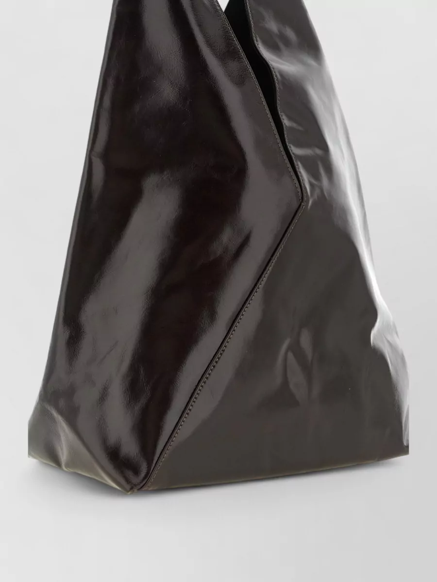 Mm6 Maison Margiela Japanese Medium Leather Tote Bag