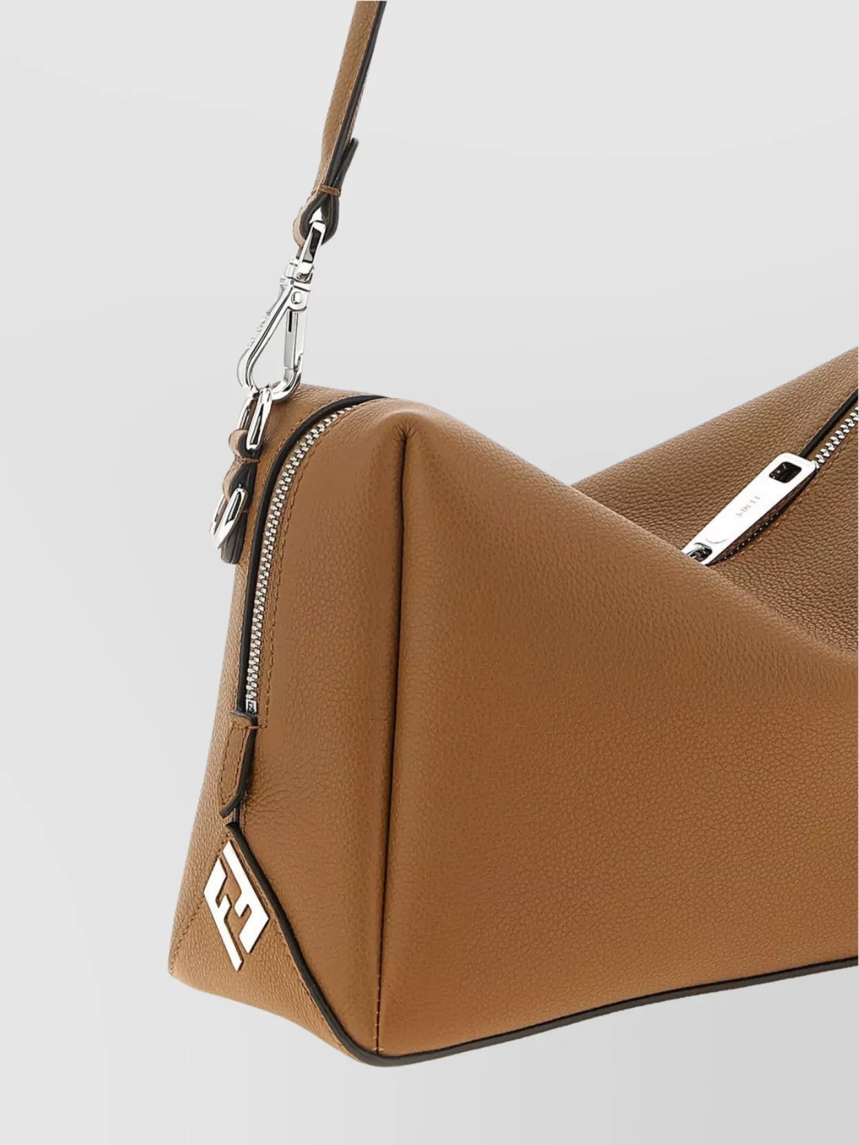 Fendi Medium Shoulder Bag With Adjustable Strap And Metal Hardware