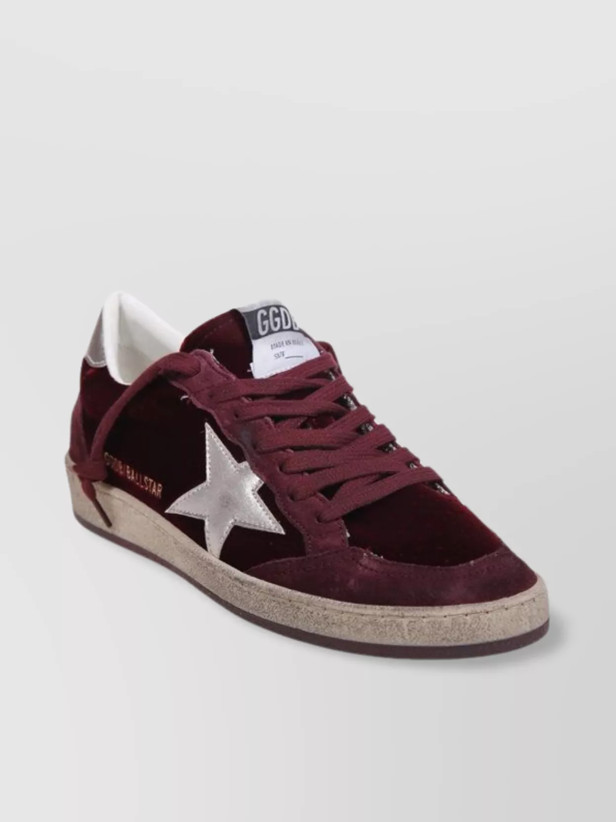 Golden Goose Velvet Upper Suede Star And Heel