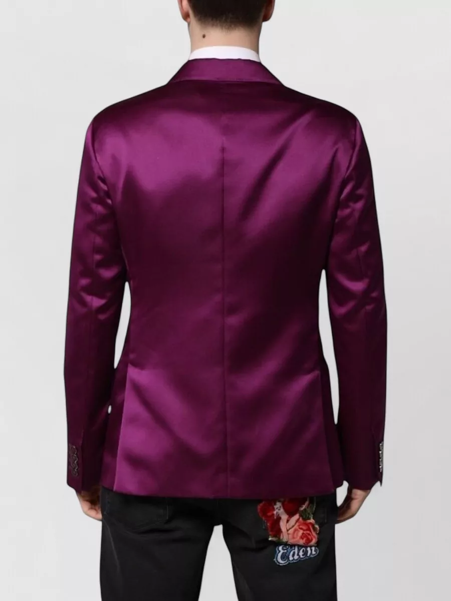 Dolce&Gabbana Silk Double-Breasted Blazer