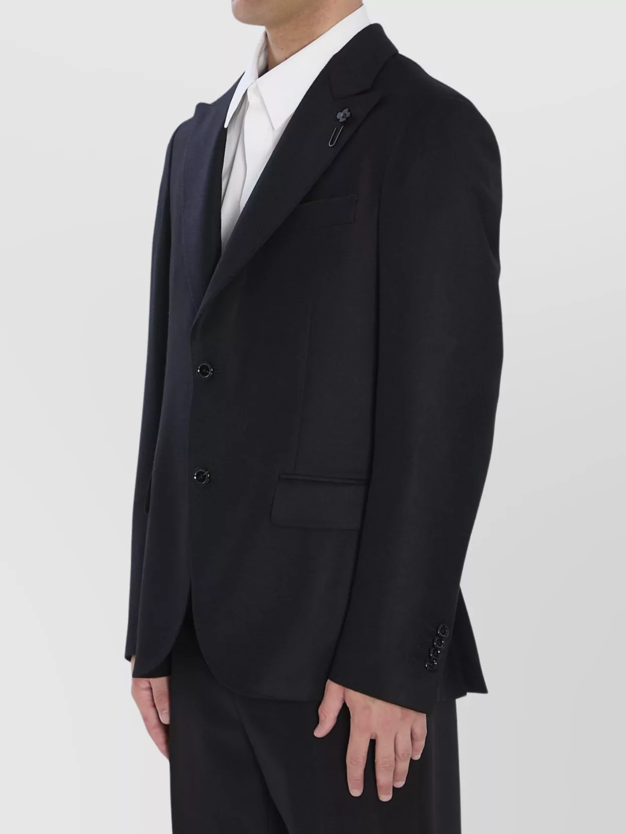 Lardini Virgin Wool And Cashmere Blend Jacket