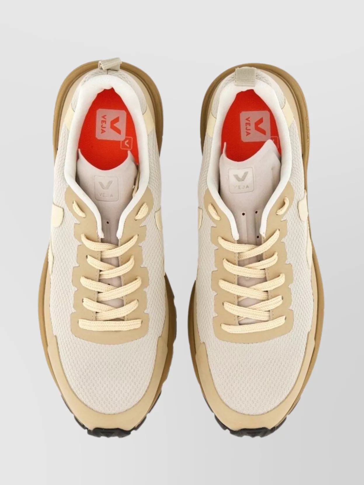 Veja Mesh Upper Dekkan Sneakers With Pull Tab And Rubber Sole