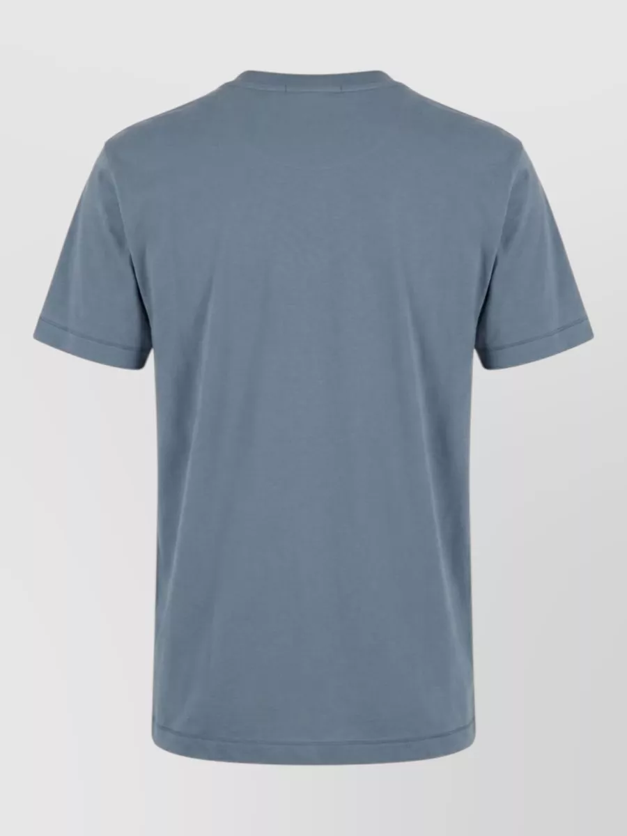 Stone Island Cotton Logo-Patch Short-Sleeve T-Shirt
