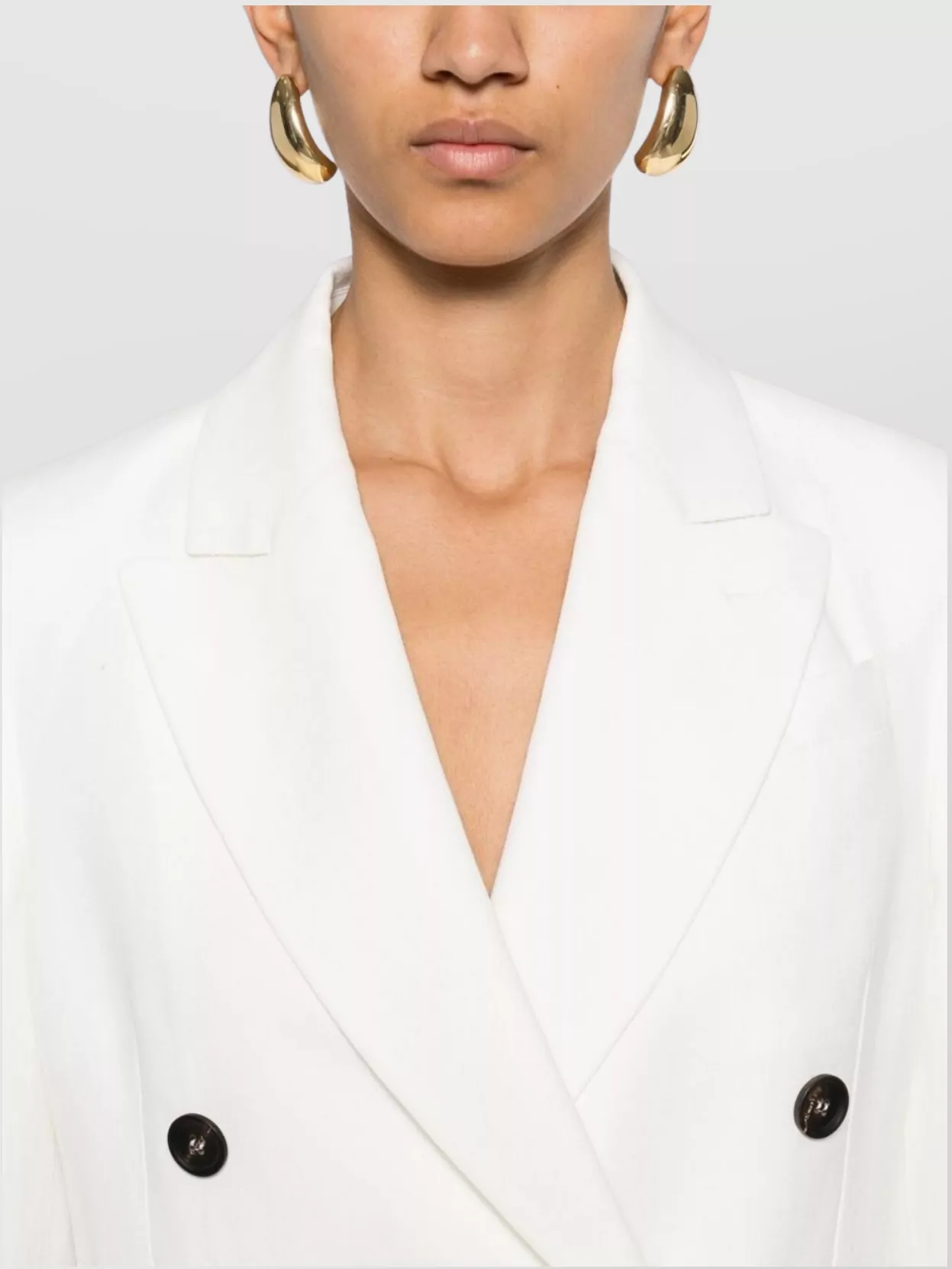 Brunello Cucinelli Double-Breasted Blazer Featuring Peak Lapels