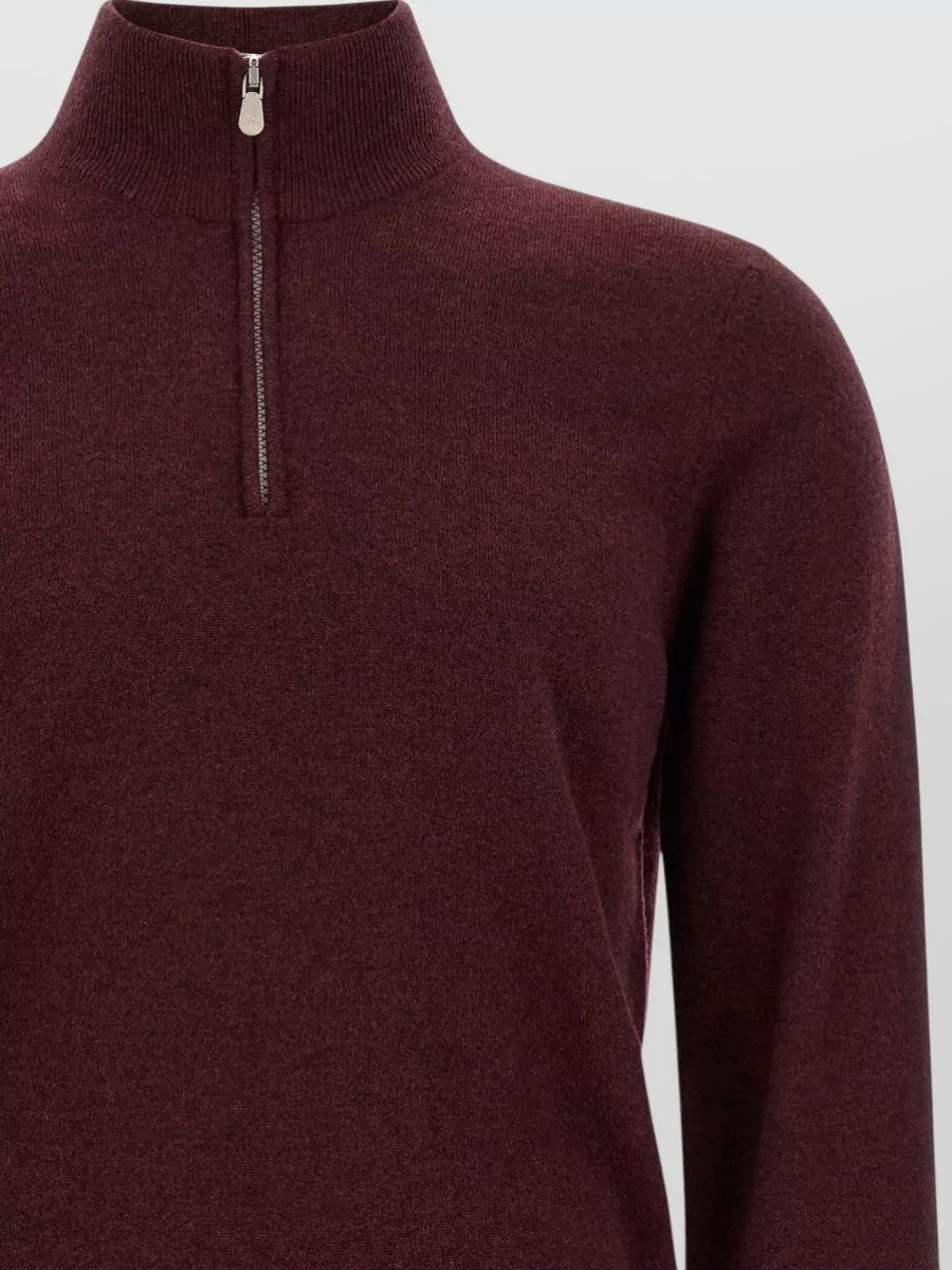 Brunello Cucinelli Cashmere Half-Zip Sweater