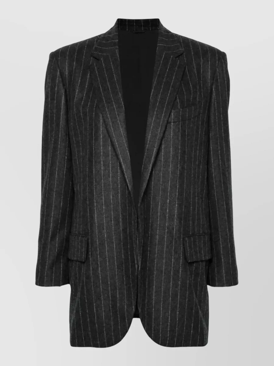 Brunello Cucinelli virgin wool single-breasted suit jacket
