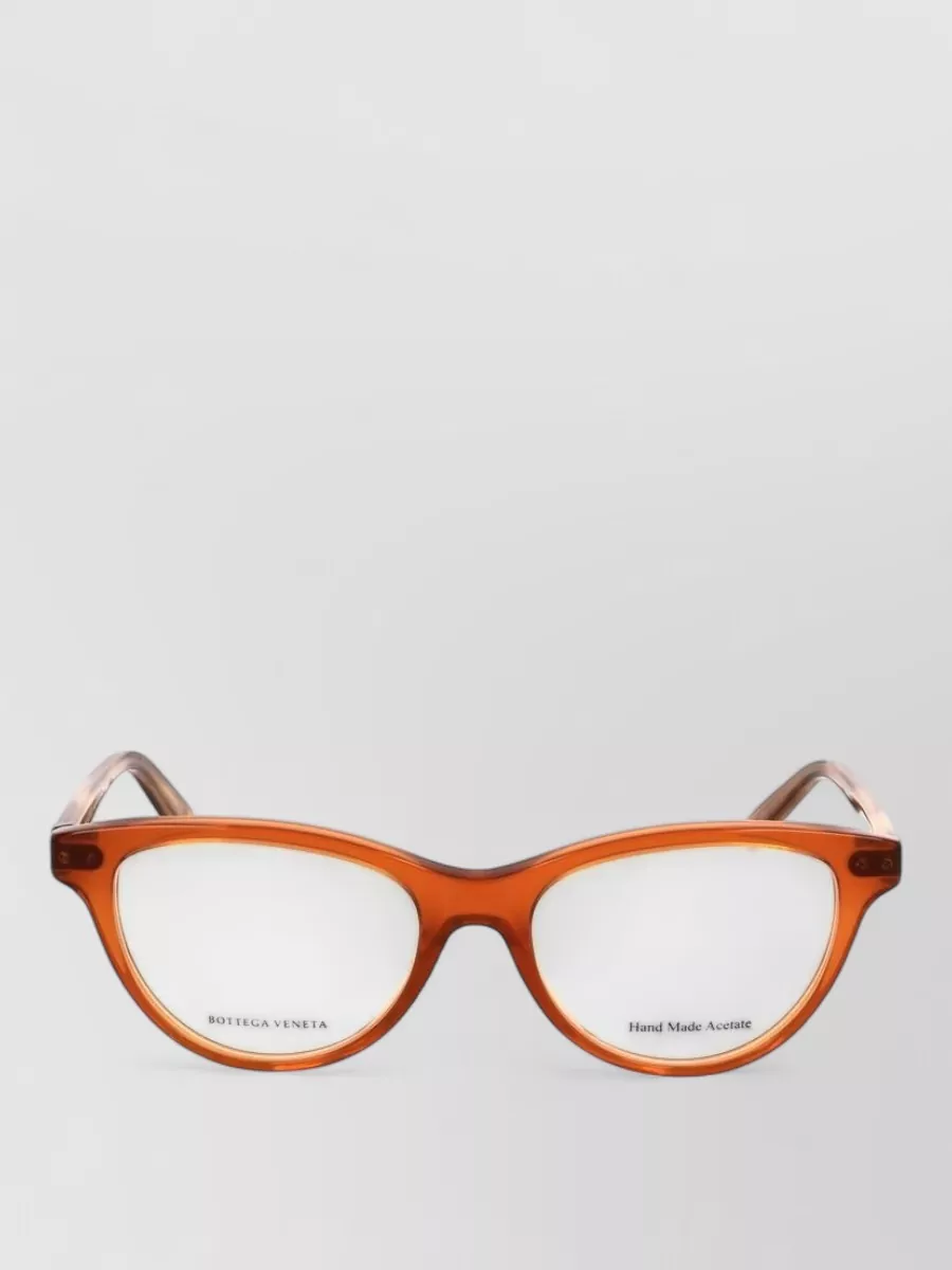 Bottega Veneta acetate cat-eye optical glasses