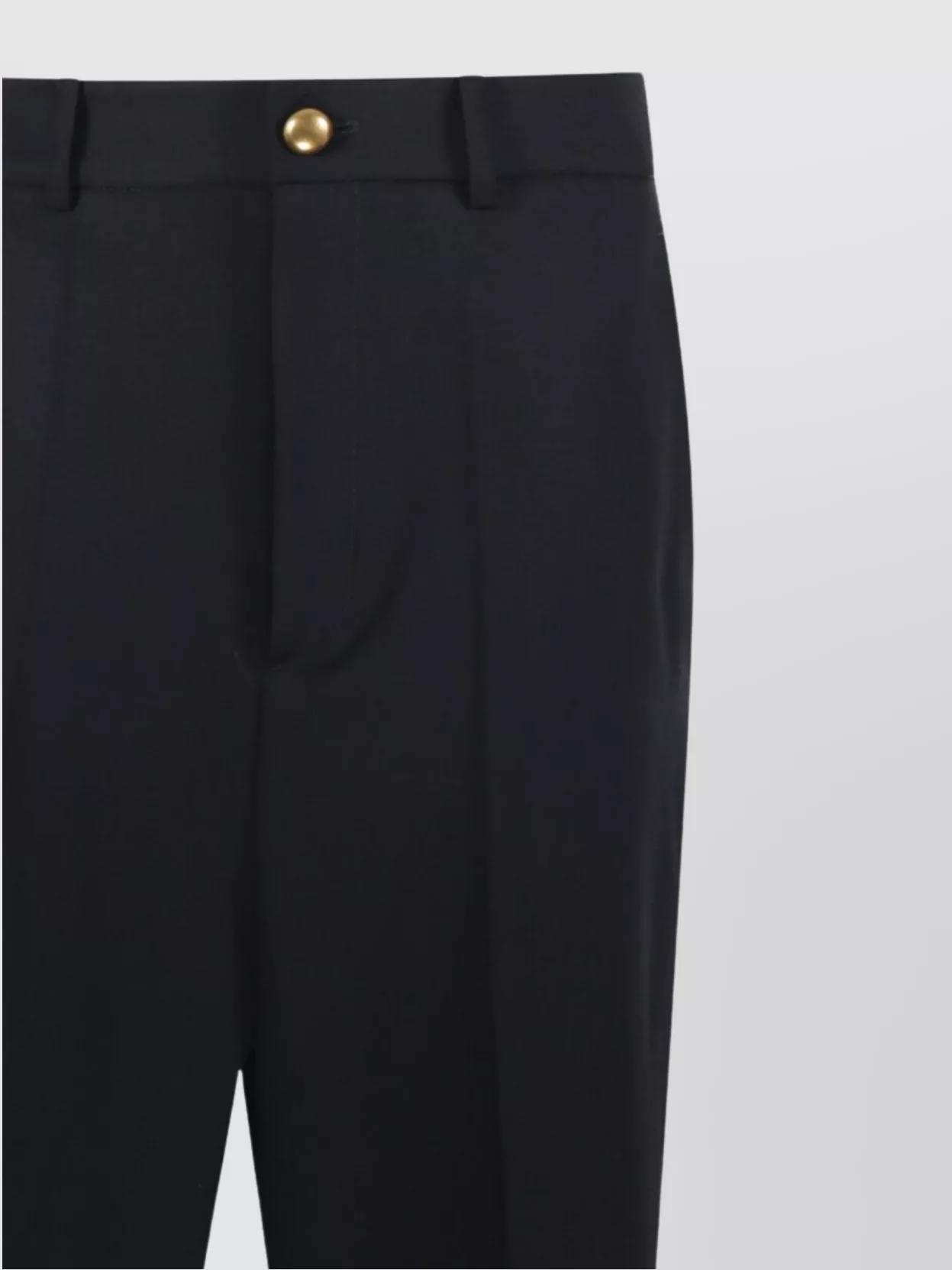 Parosh Trousers Front Pleated Button Detail