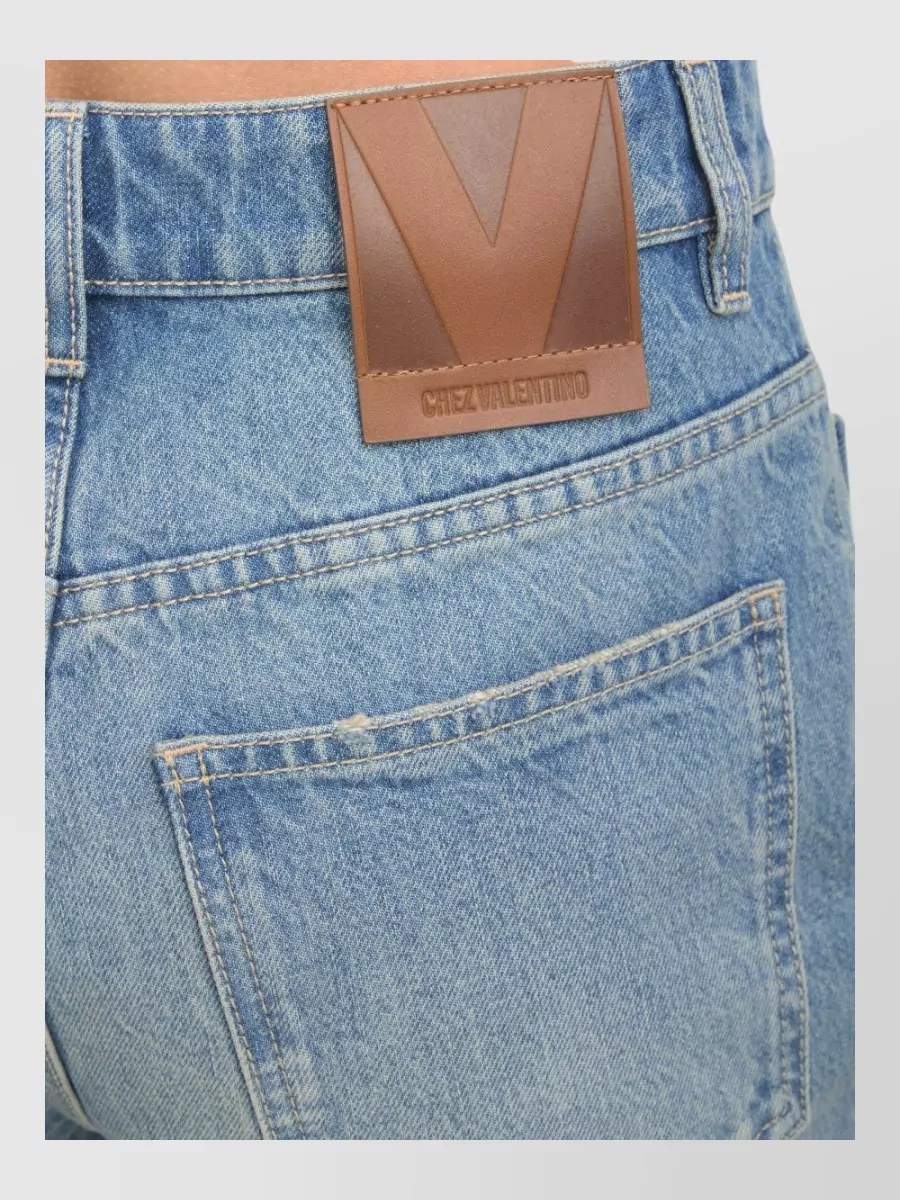 Valentino Garavani High-Rise Flared Denim Jeans