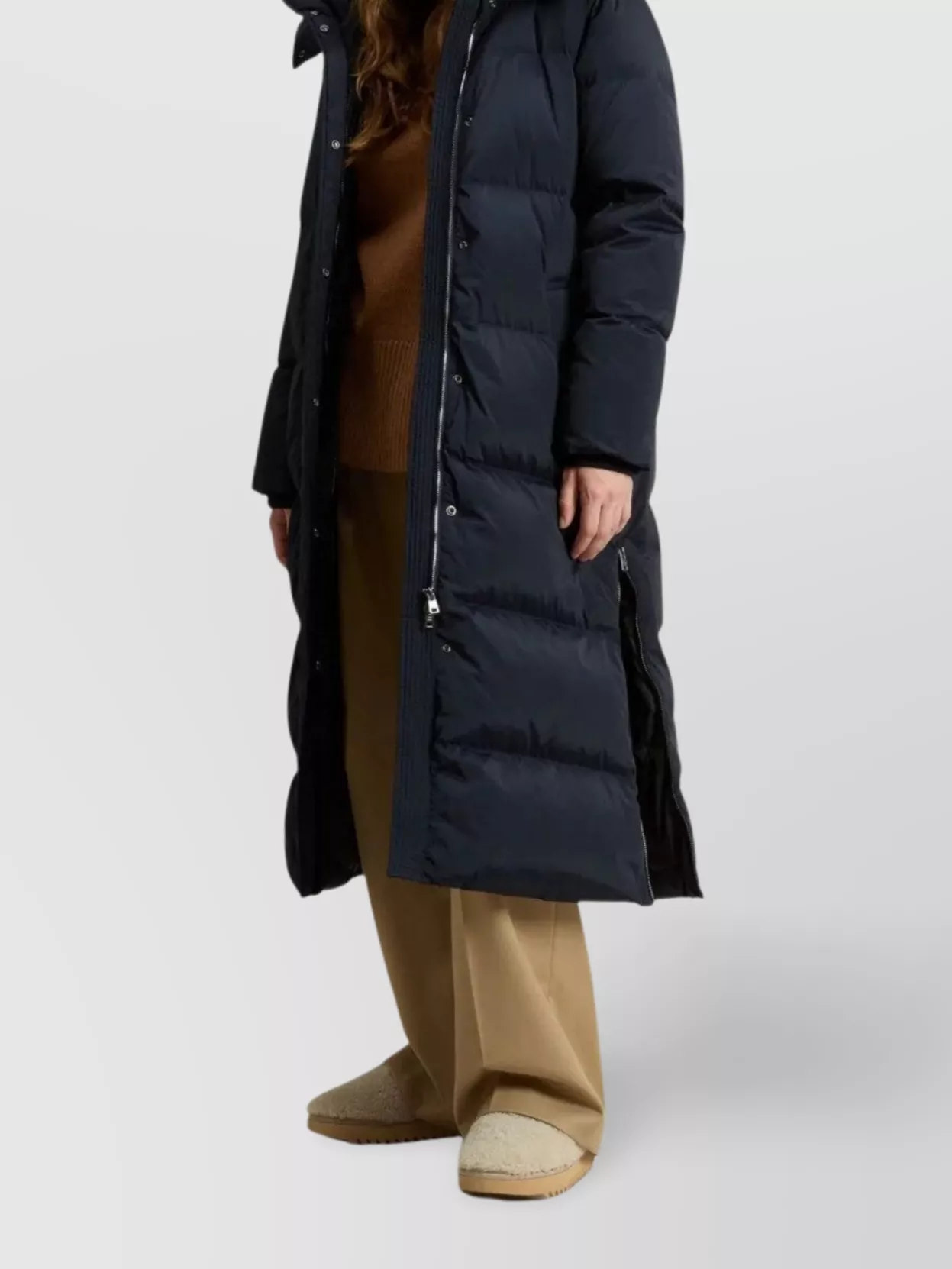 Woolrich Long Down Parka Adjustable Hood