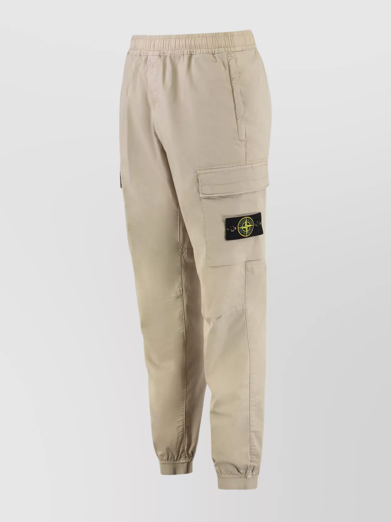 Stone Island Cargo Trousers With Pockets And Cuffs