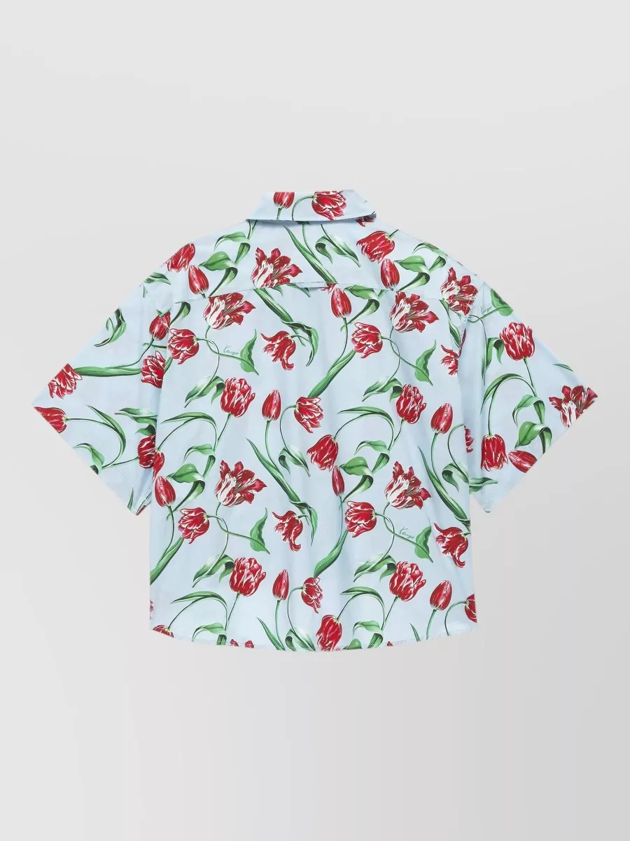 Kenzo Cotton Single-Breasted Shirt
