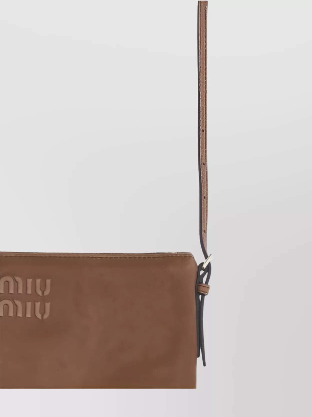Miu Miu Pouch Leather Golden Trim