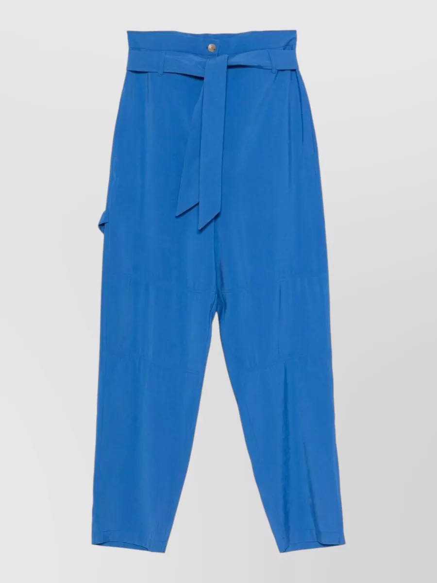 Alysi Belted Wide-Leg Trousers