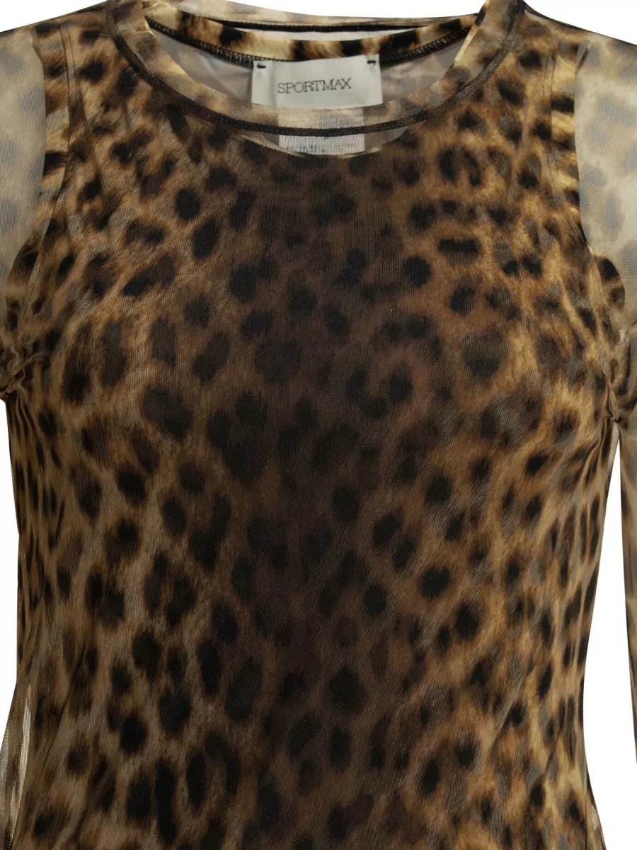 Sportmax Printed Fitted Top