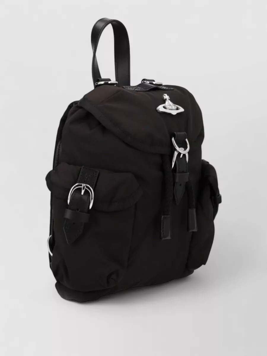 Vivienne Westwood Structured Backpack Top Handle Adjustable Straps