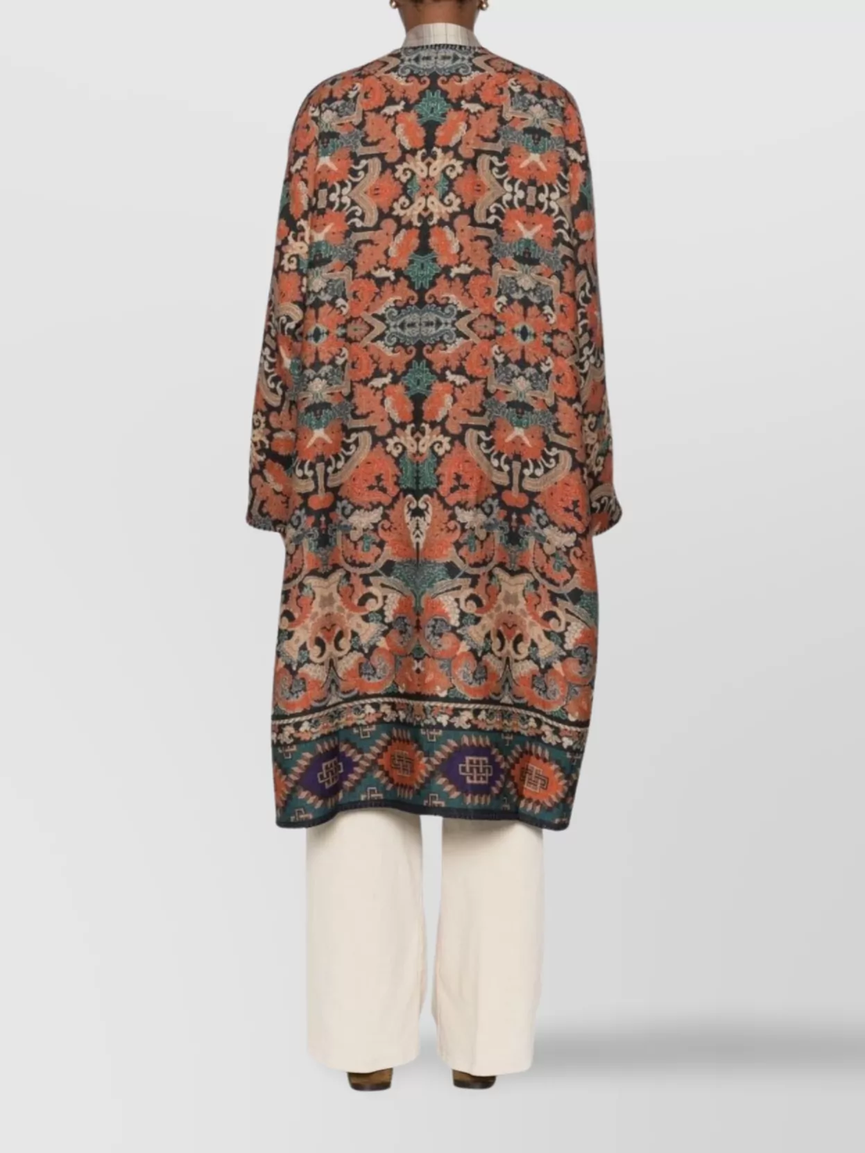 Pierre Louise Mascia Long Wool Kimono Tote Bag