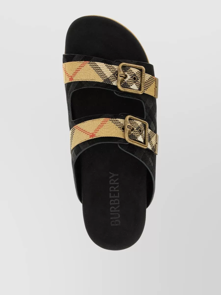 Burberry Urchin Flat Slides Open Toe Straps