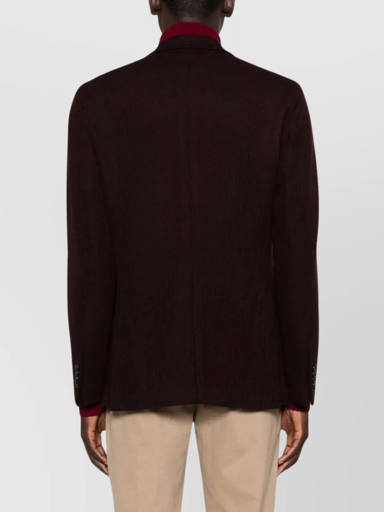 Tagliatore Men's Jacket With Notched Lapels And Pockets