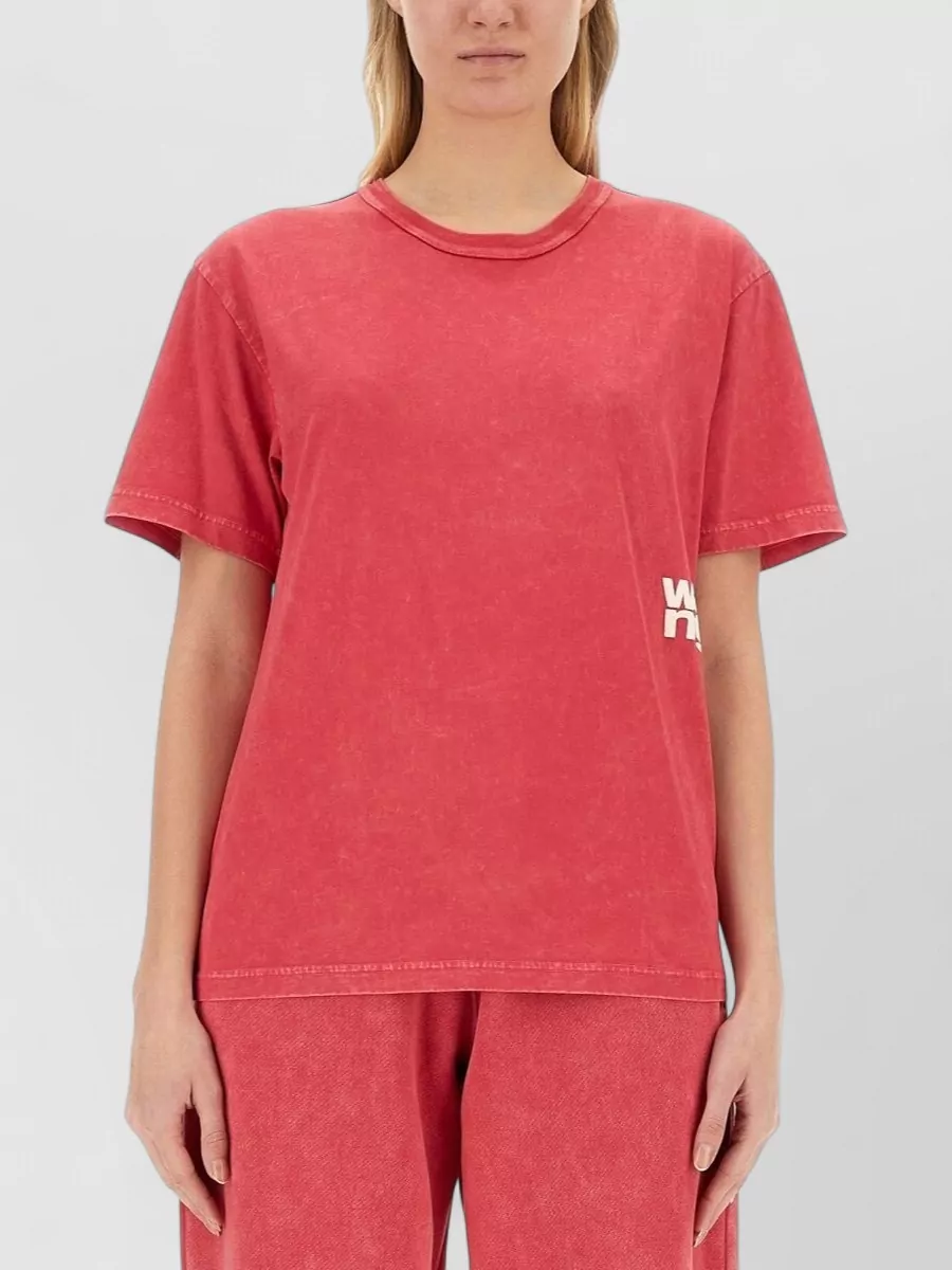 Alexander Wang cotton logo t shirt