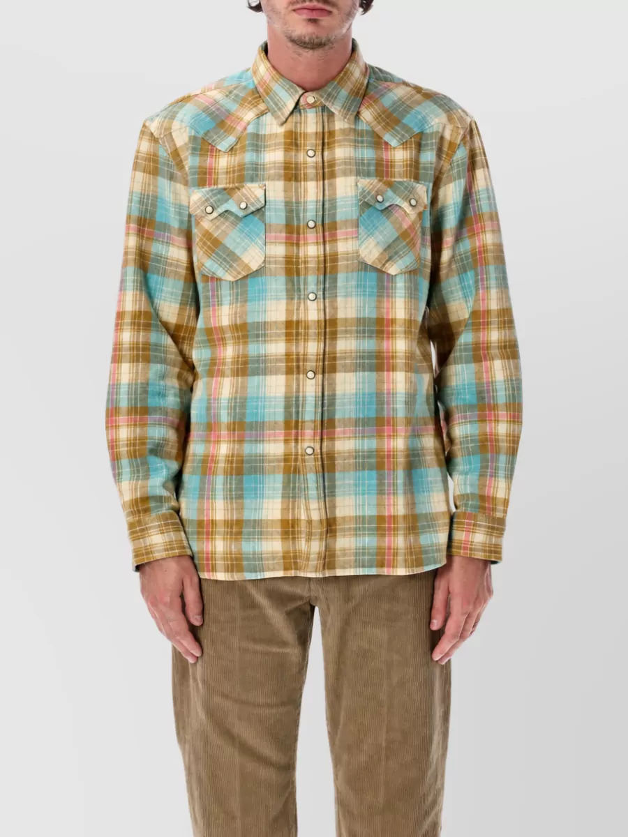 Fortela checked flannel shirt