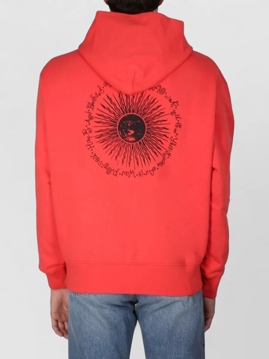 Sunflower Cotton Logo-Embroidered Hoodie