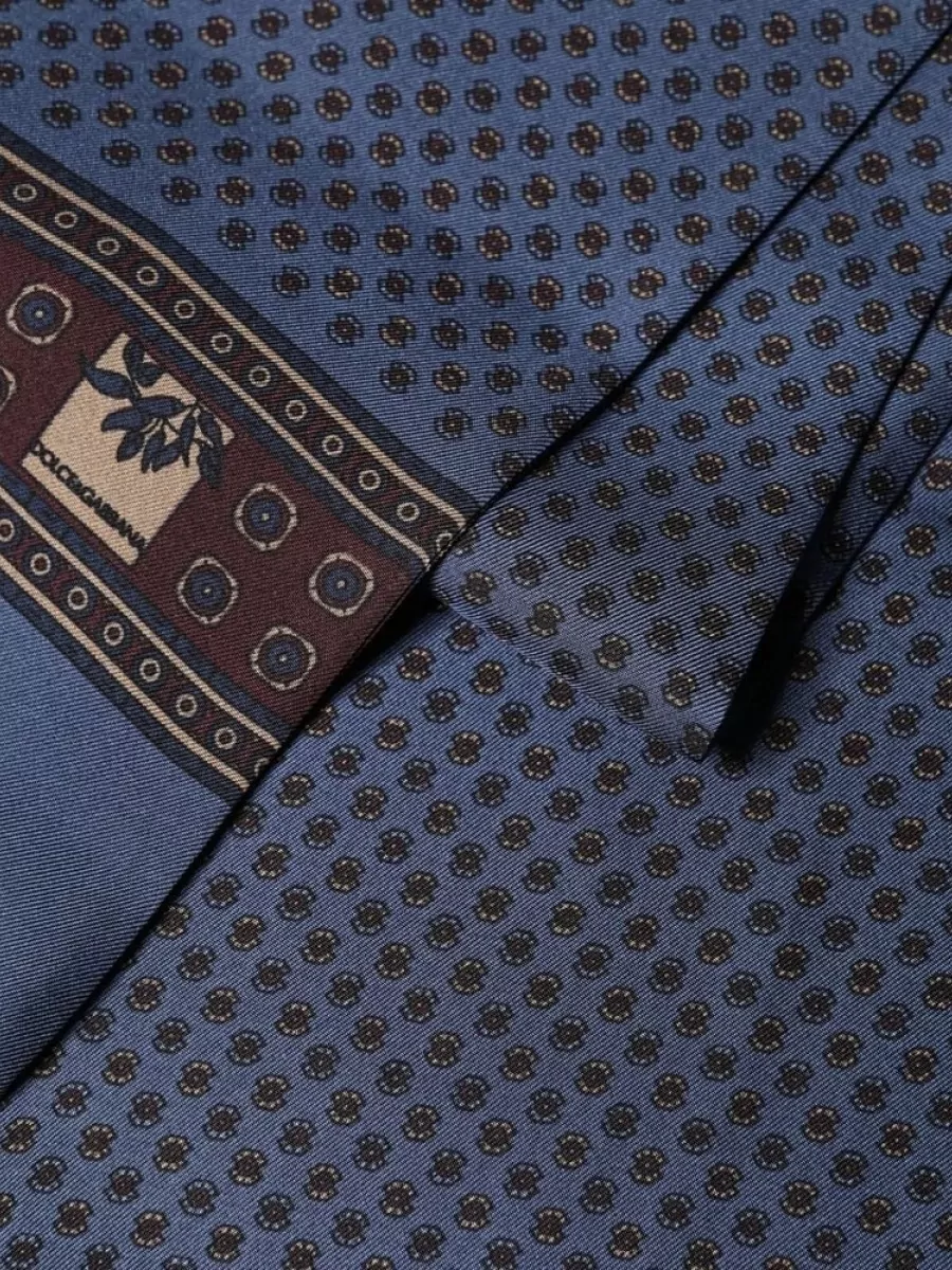 Dolce&Gabbana Silk Geometric Scarf