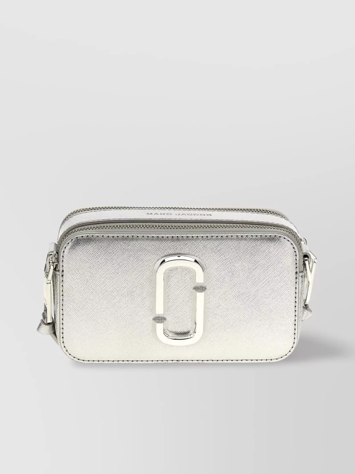 Shop Marc Jacobs 'rectangular Metallic Snapshot' Crossbody Bag