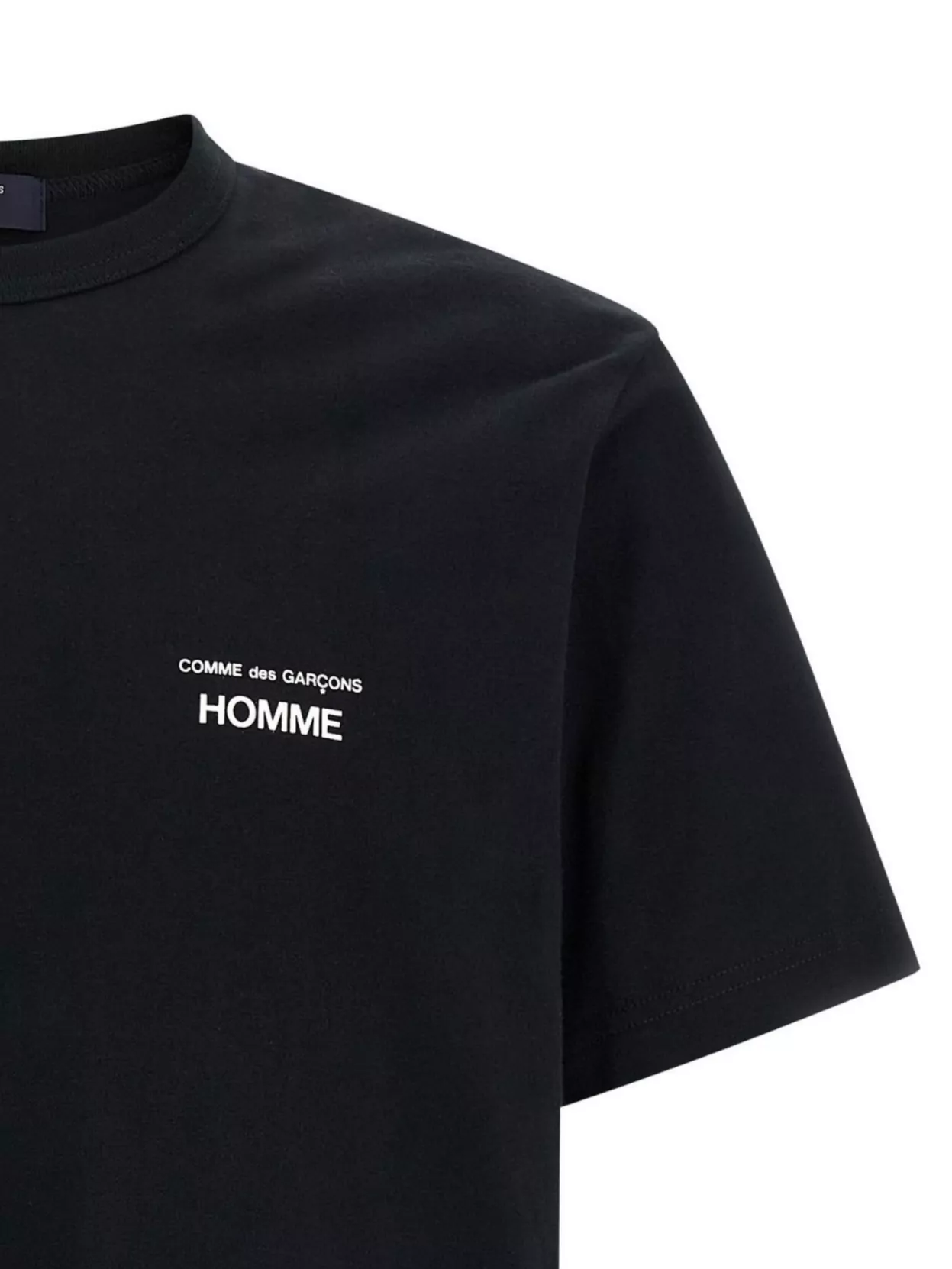 Comme Des Garçons Crew Neck Short Sleeve Logo T-Shirt