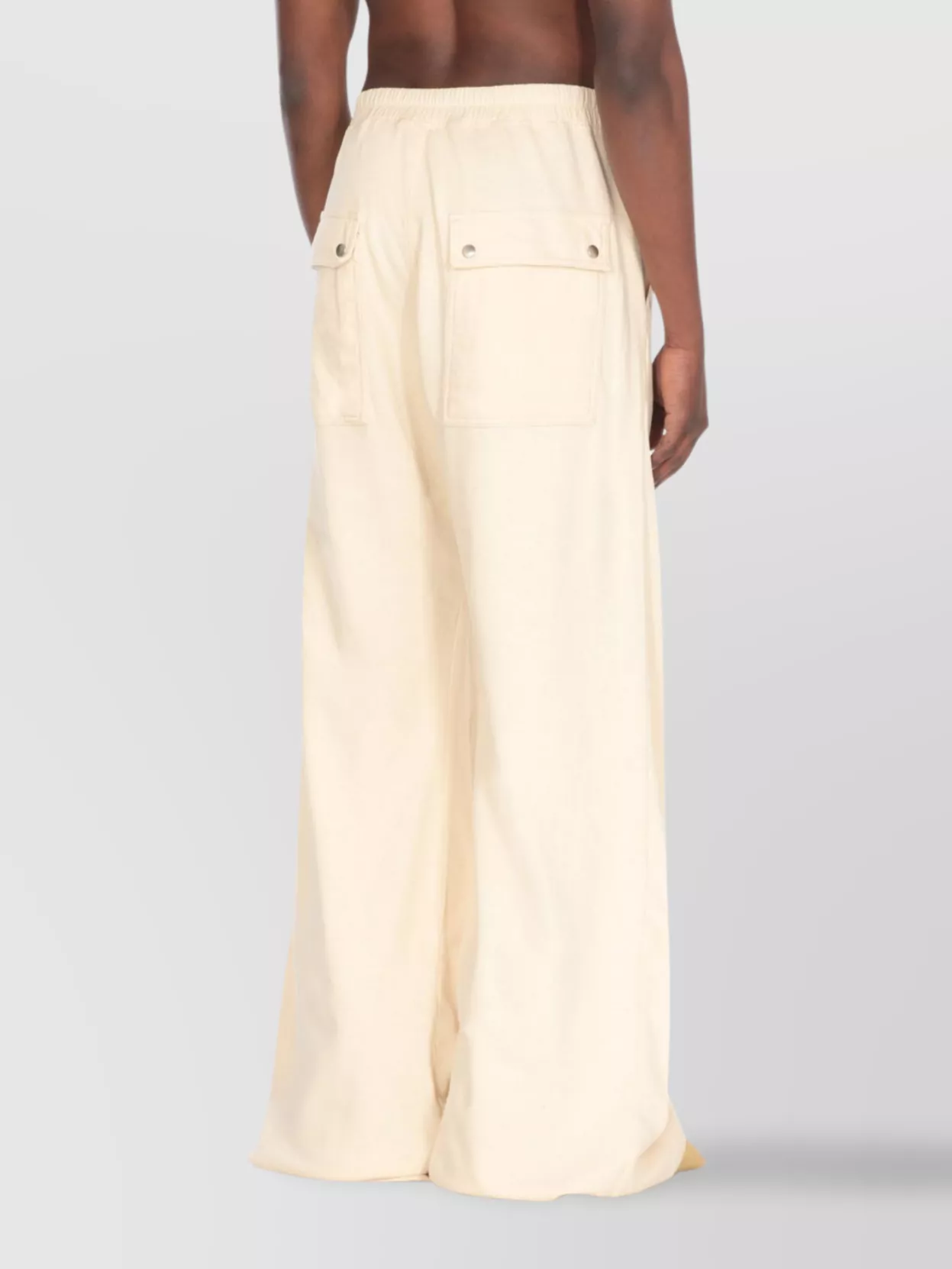Rick Owens Drkshdw Trousers Straight Leg Elastic Waist