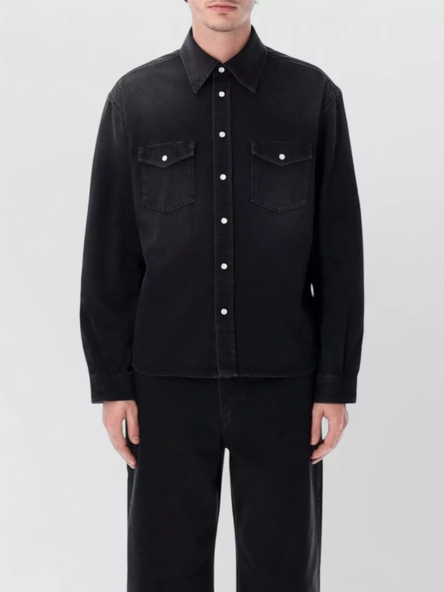 Givenchy denim long-sleeve shirt