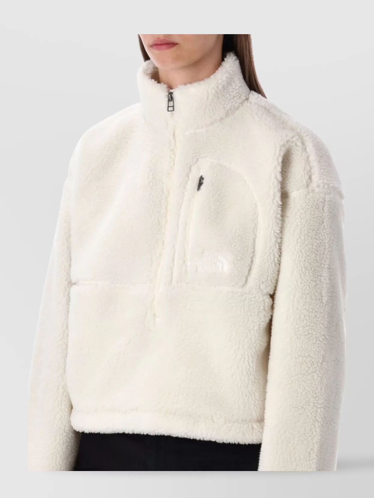 The North Face Cozy High Collar Pullover Front Pocket