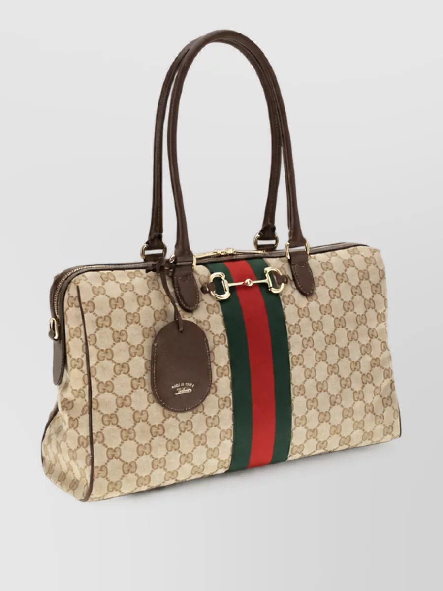 Gucci Bamboo Fabric Tote Bag