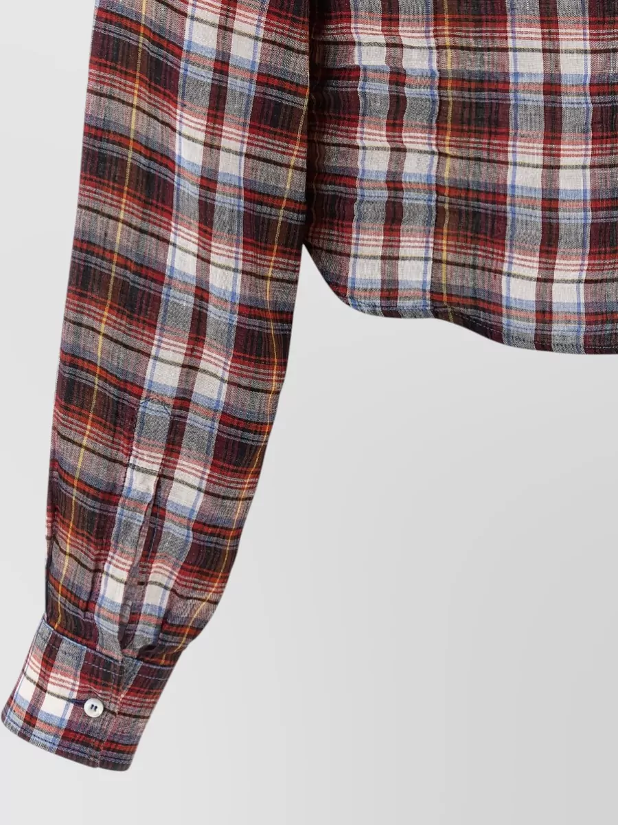 Dsquared2 Linen Checked Shirt