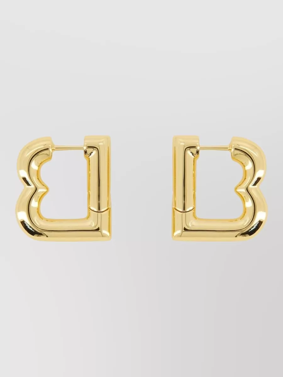 Balenciaga metal earrings