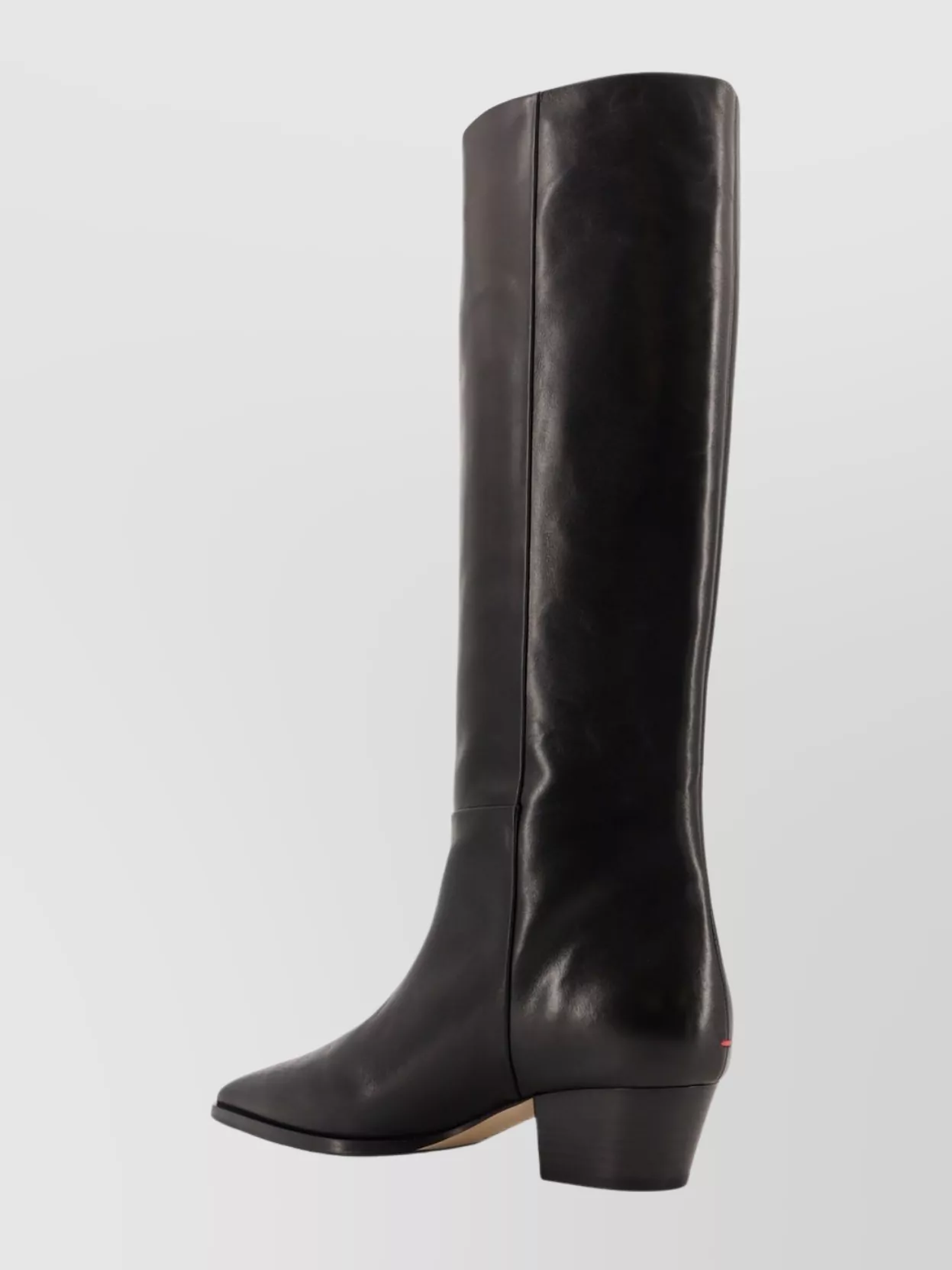 Aeyde Knee-High Leather Block Heel Boot